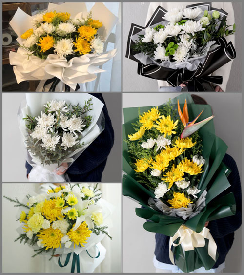 贵州遵义仁怀市五马镇协农村白事花束代送